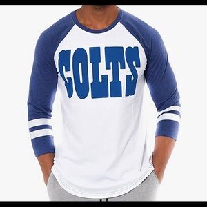 🏈NWT🏈 NFL COLTS Men's 3/4 Long Sleeve Shirt Size small